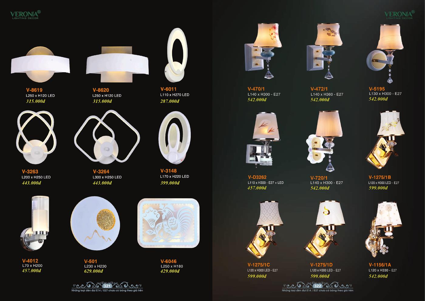 Catalogue Đèn Trang Trí VERONA 2024 - Trang 161)