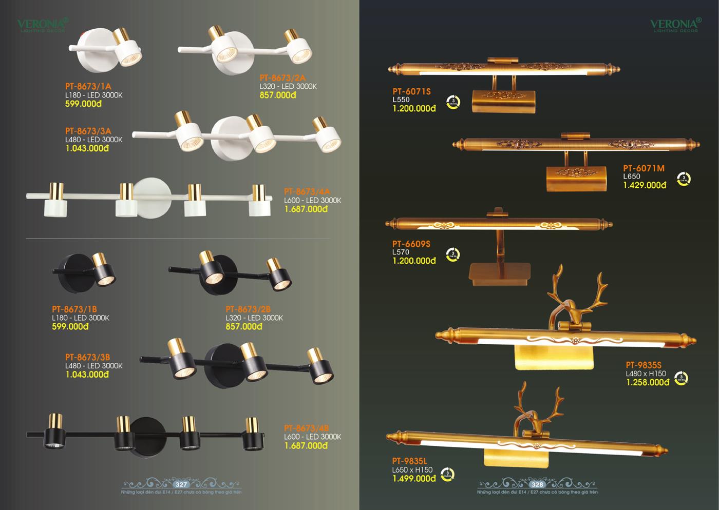 Catalogue Đèn Trang Trí VERONA 2024 - Trang 164)