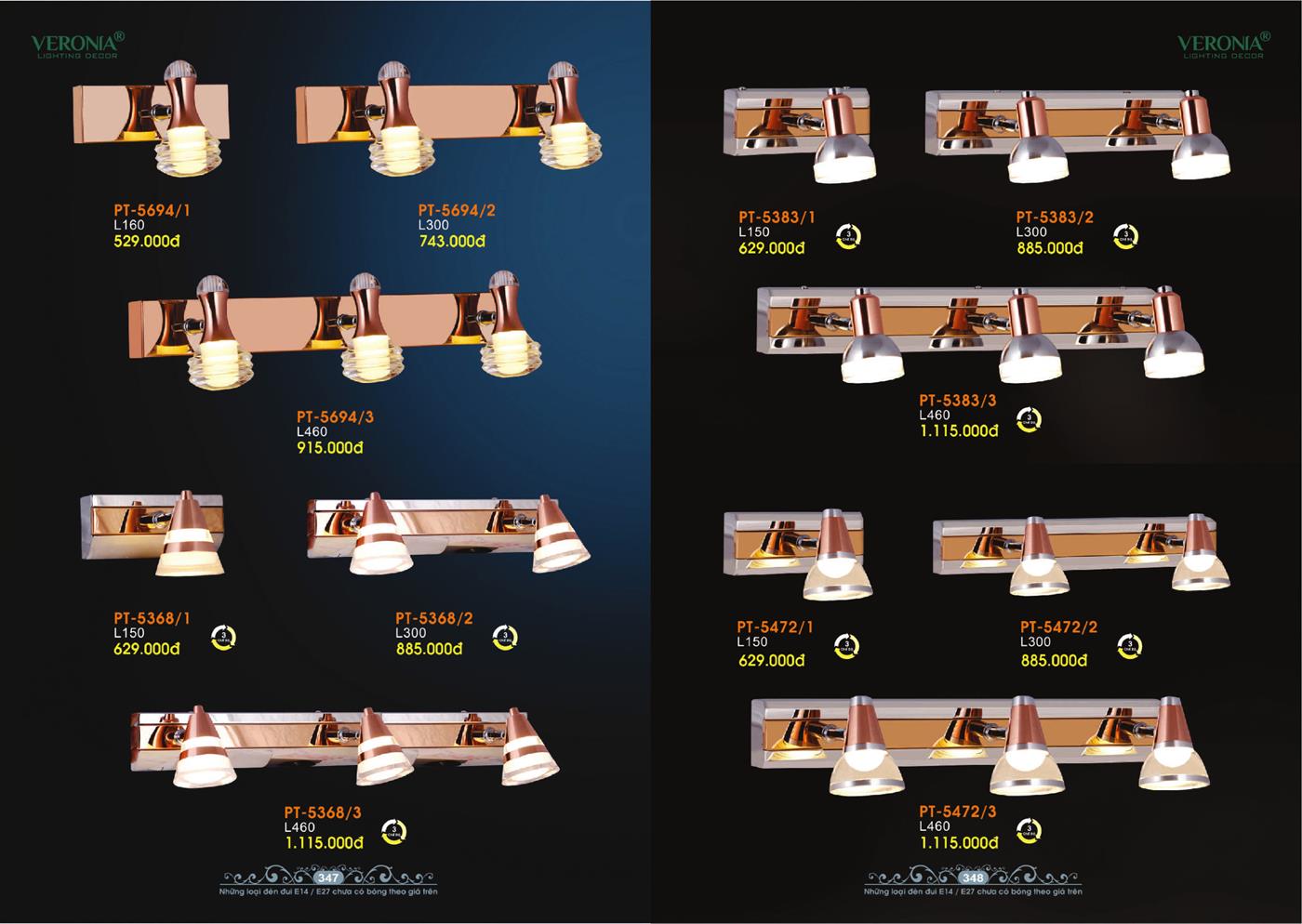 Catalogue Đèn Trang Trí VERONA 2024 - Trang 174)