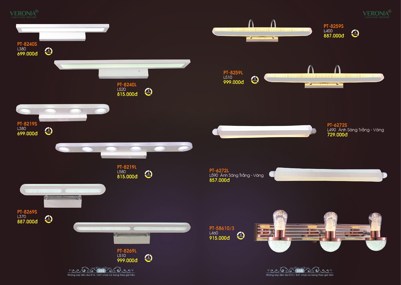 Catalogue Đèn Trang Trí VERONA 2024 - Trang 178)
