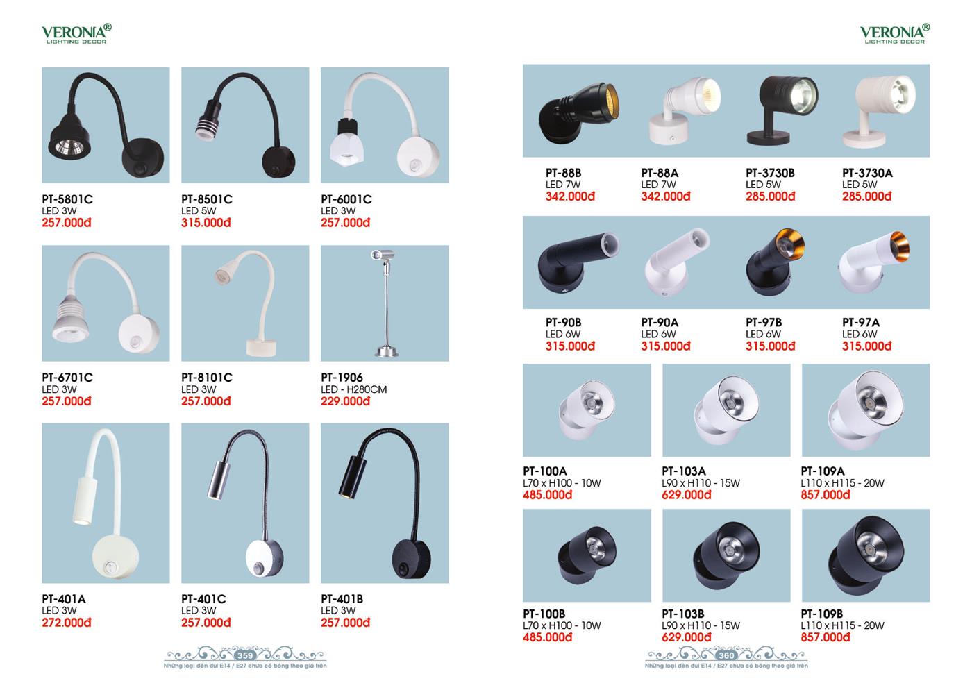 Catalogue Đèn Trang Trí VERONA 2024 - Trang 180)