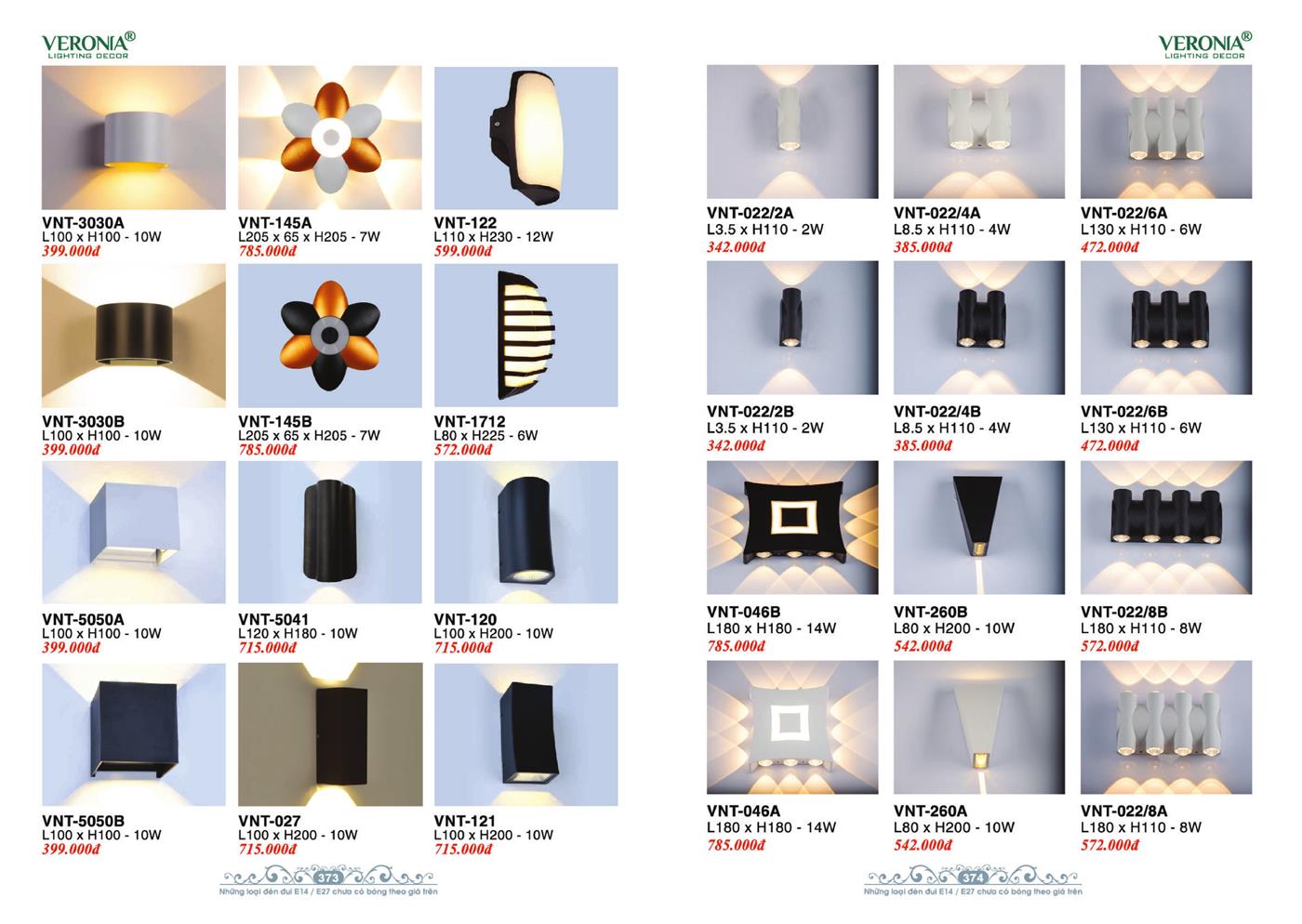 Catalogue Đèn Trang Trí VERONA 2024 - Trang 187)