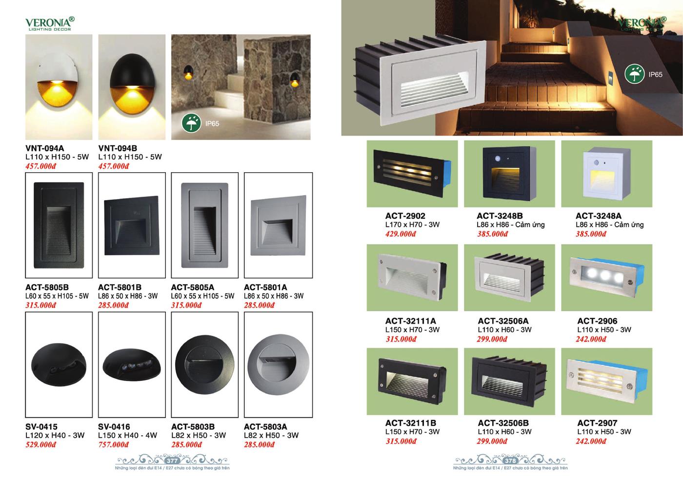 Catalogue Đèn Trang Trí VERONA 2024 - Trang 189)