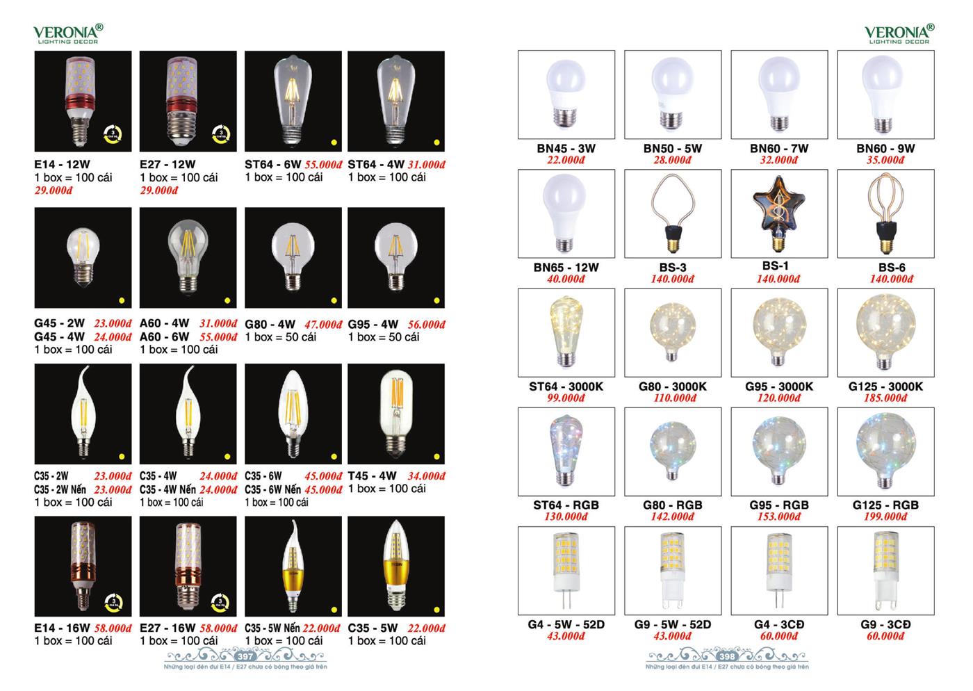 Catalogue Đèn Trang Trí VERONA 2024 - Trang 199)