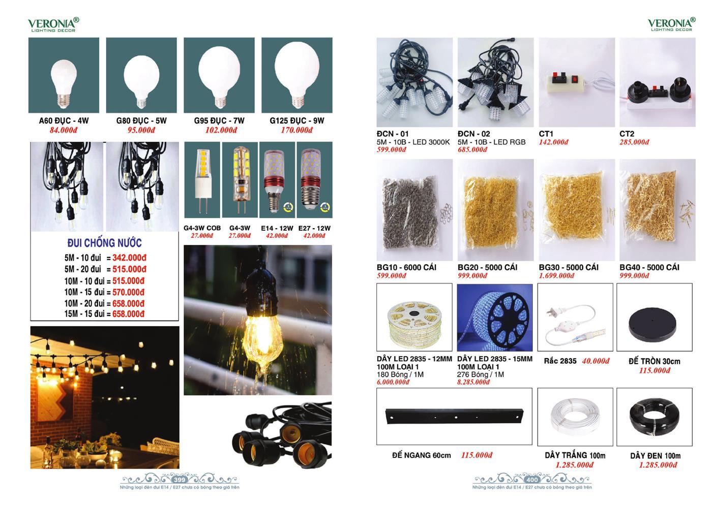 Catalogue Đèn Trang Trí VERONA 2024 - Trang 200)