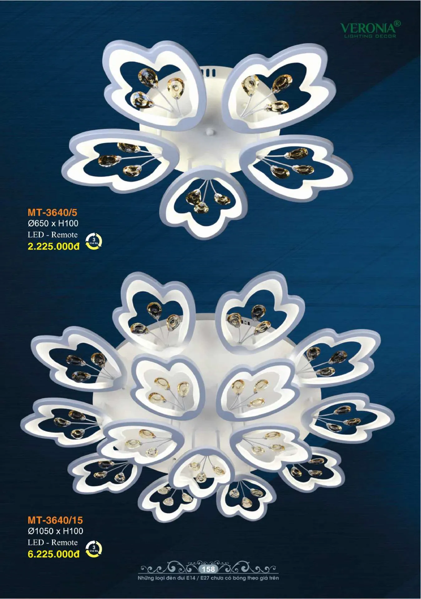 Catalogue Đèn Trang Trí VERONIA 2026 - Trang 159)