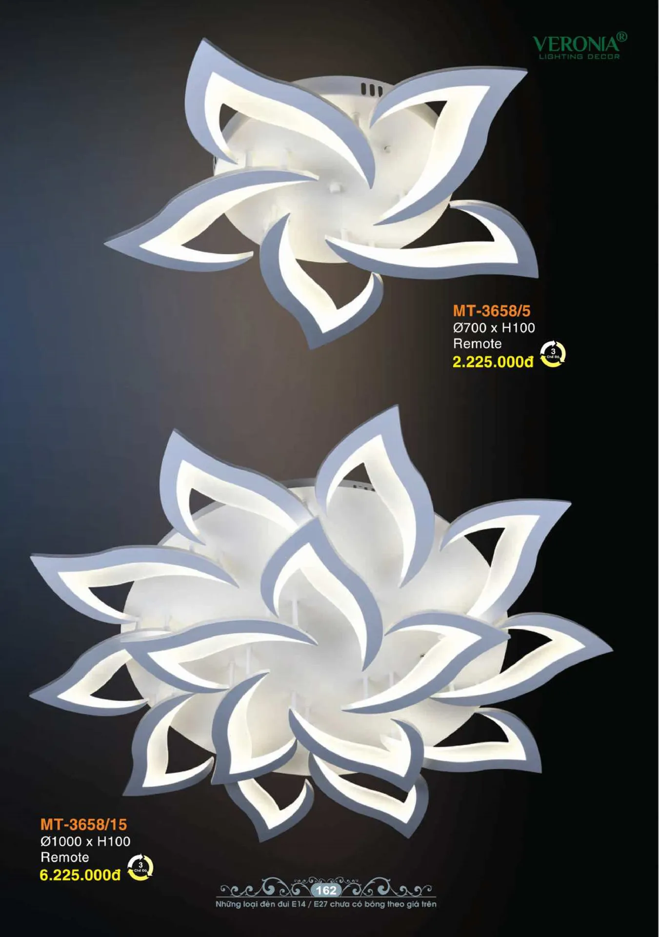 Catalogue Đèn Trang Trí VERONIA 2026 - Trang 163)