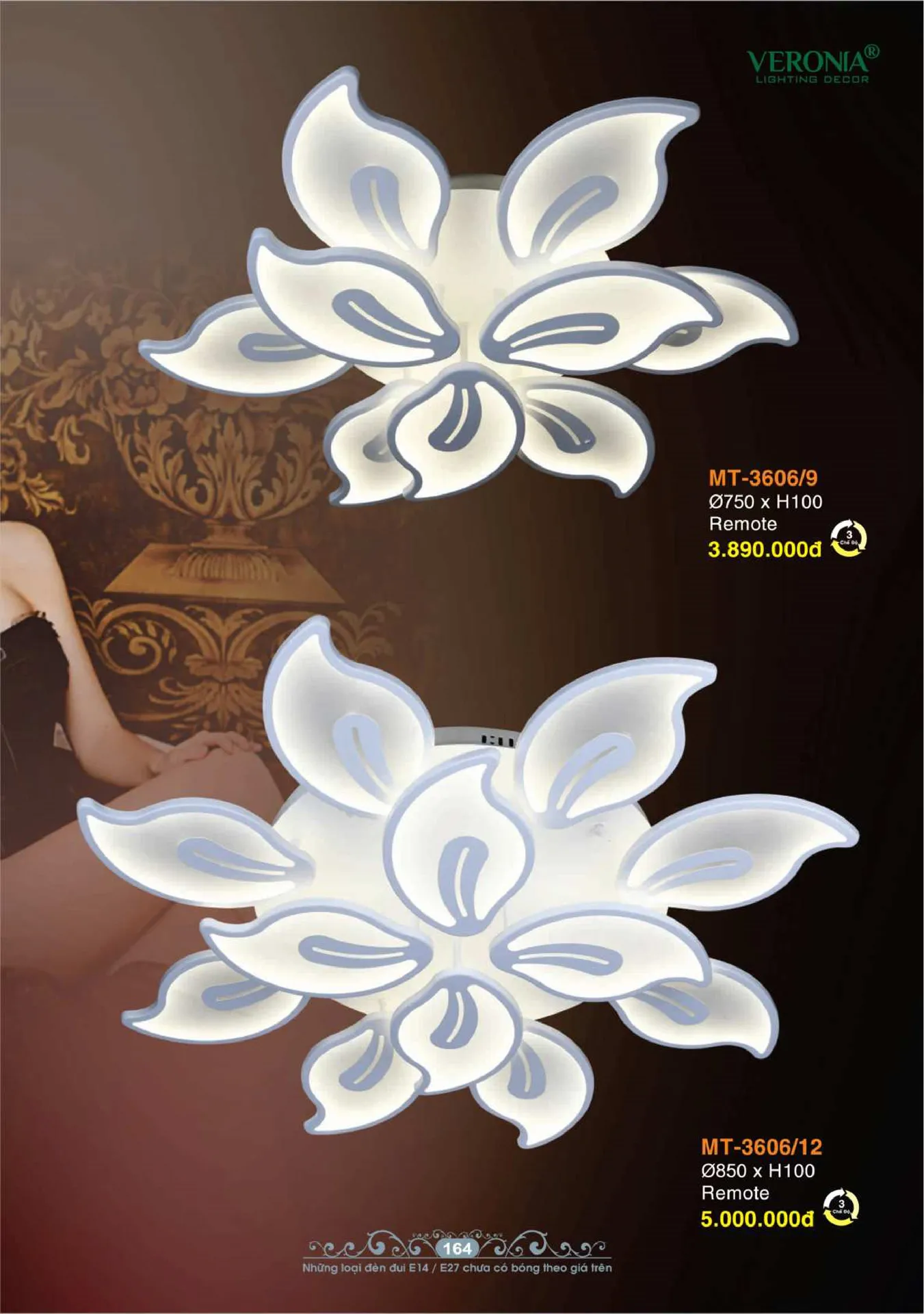 Catalogue Đèn Trang Trí VERONIA 2026 - Trang 165)