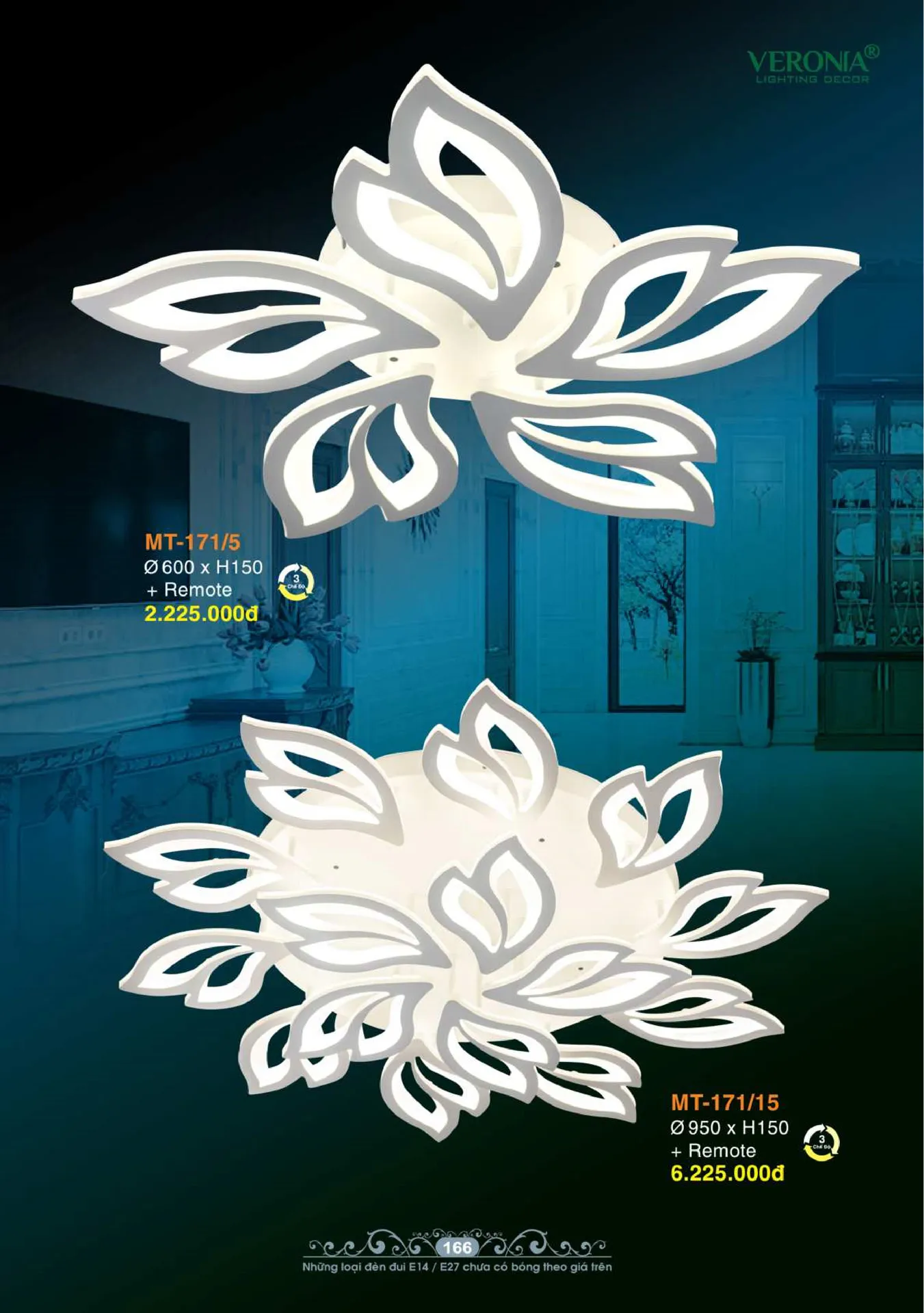 Catalogue Đèn Trang Trí VERONIA 2026 - Trang 167)