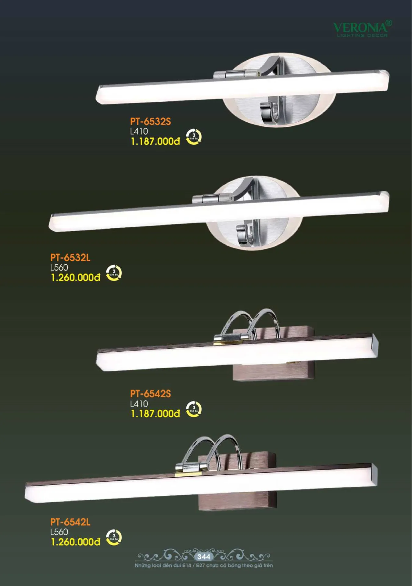 Catalogue Đèn Trang Trí VERONIA 2026 - Trang 345)