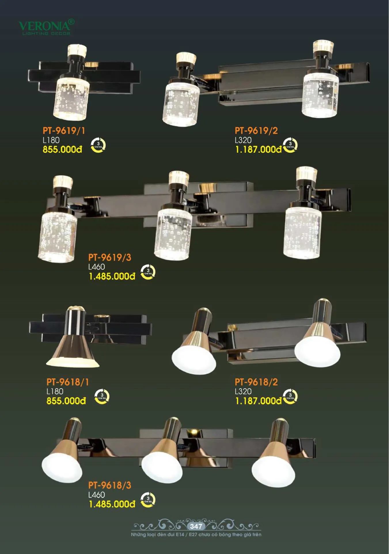 Catalogue Đèn Trang Trí VERONIA 2026 - Trang 348)