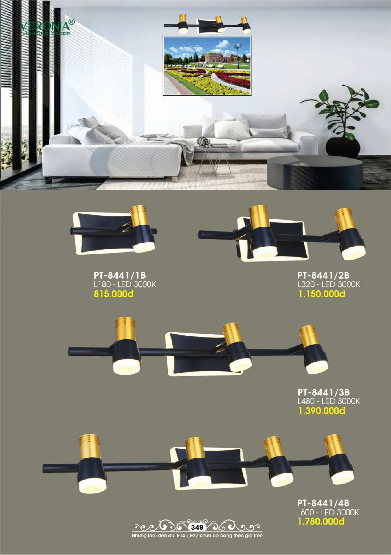 Catalogue Đèn Trang Trí VERONIA 2026 - Trang 350)