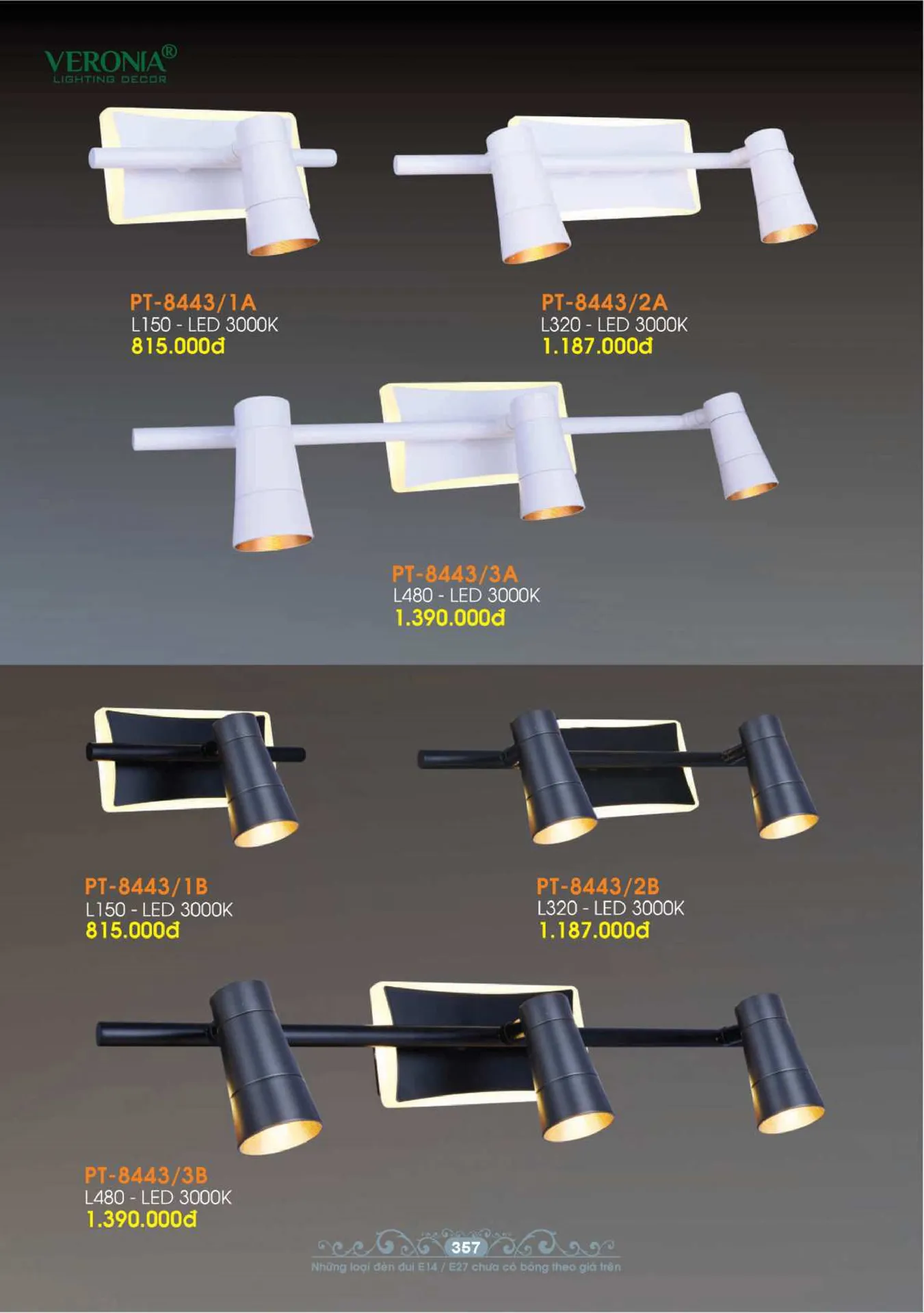 Catalogue Đèn Trang Trí VERONIA 2026 - Trang 358)