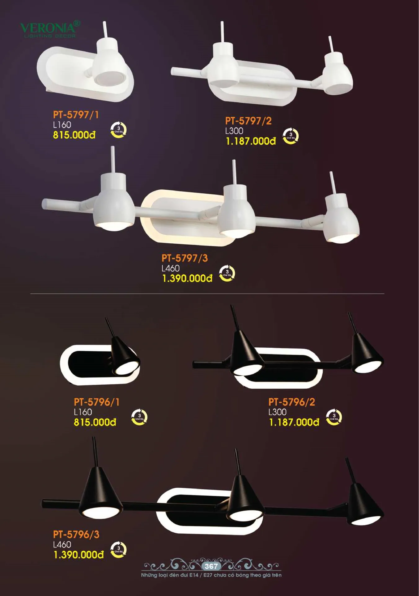 Catalogue Đèn Trang Trí VERONIA 2026 - Trang 368)