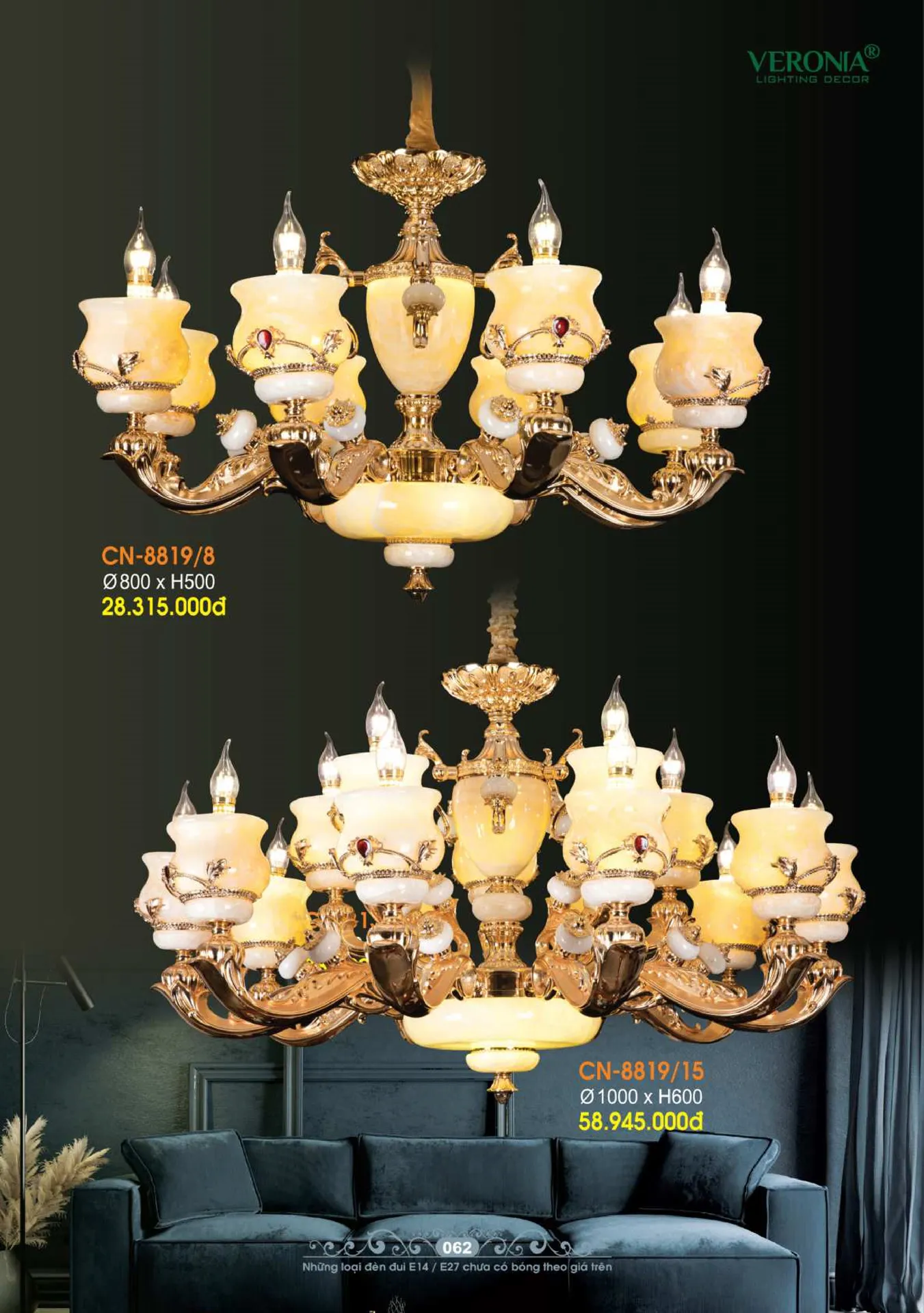 Catalogue Đèn Trang Trí VERONIA 2026 - Trang 63)