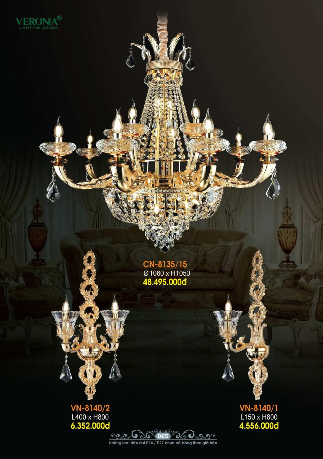 Catalogue Đèn Trang Trí VERONIA 2026 - Trang 66)