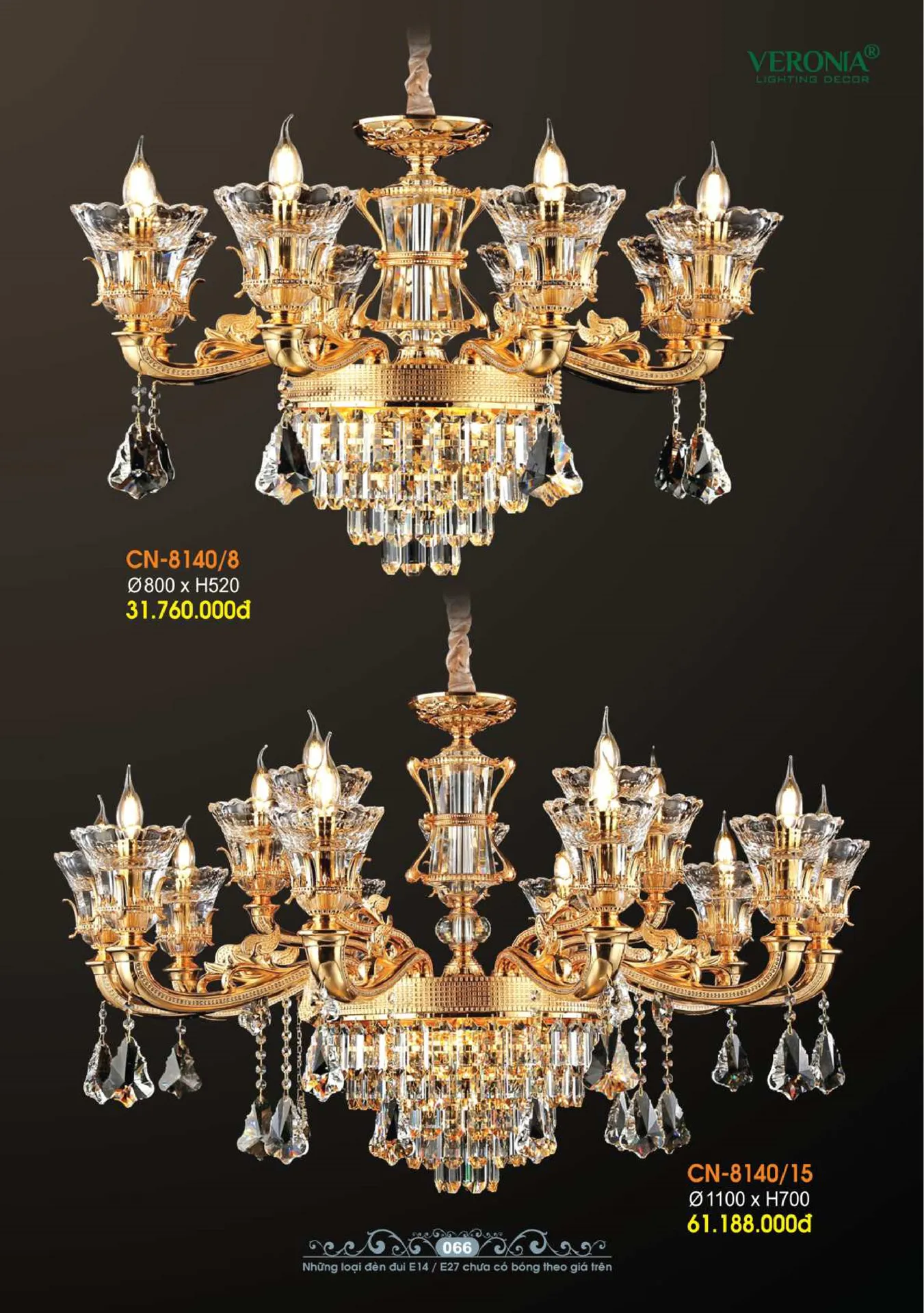 Catalogue Đèn Trang Trí VERONIA 2026 - Trang 67)