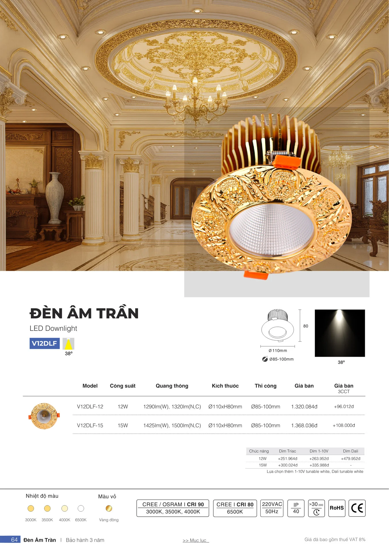 Bảng Giá Đèn VinaLED 2025 - Trang 64)