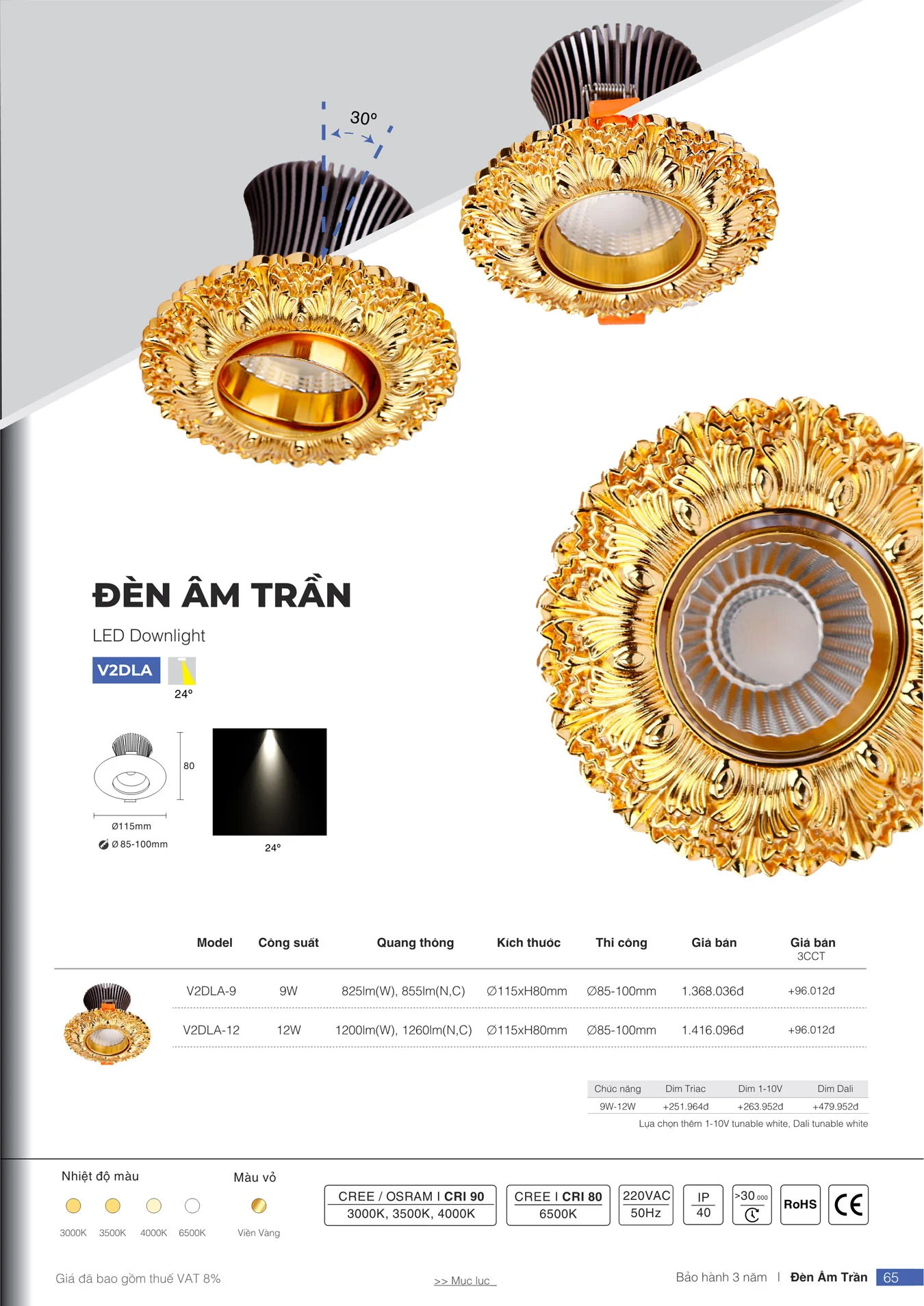 Bảng Giá Đèn VinaLED 2025 - Trang 65)