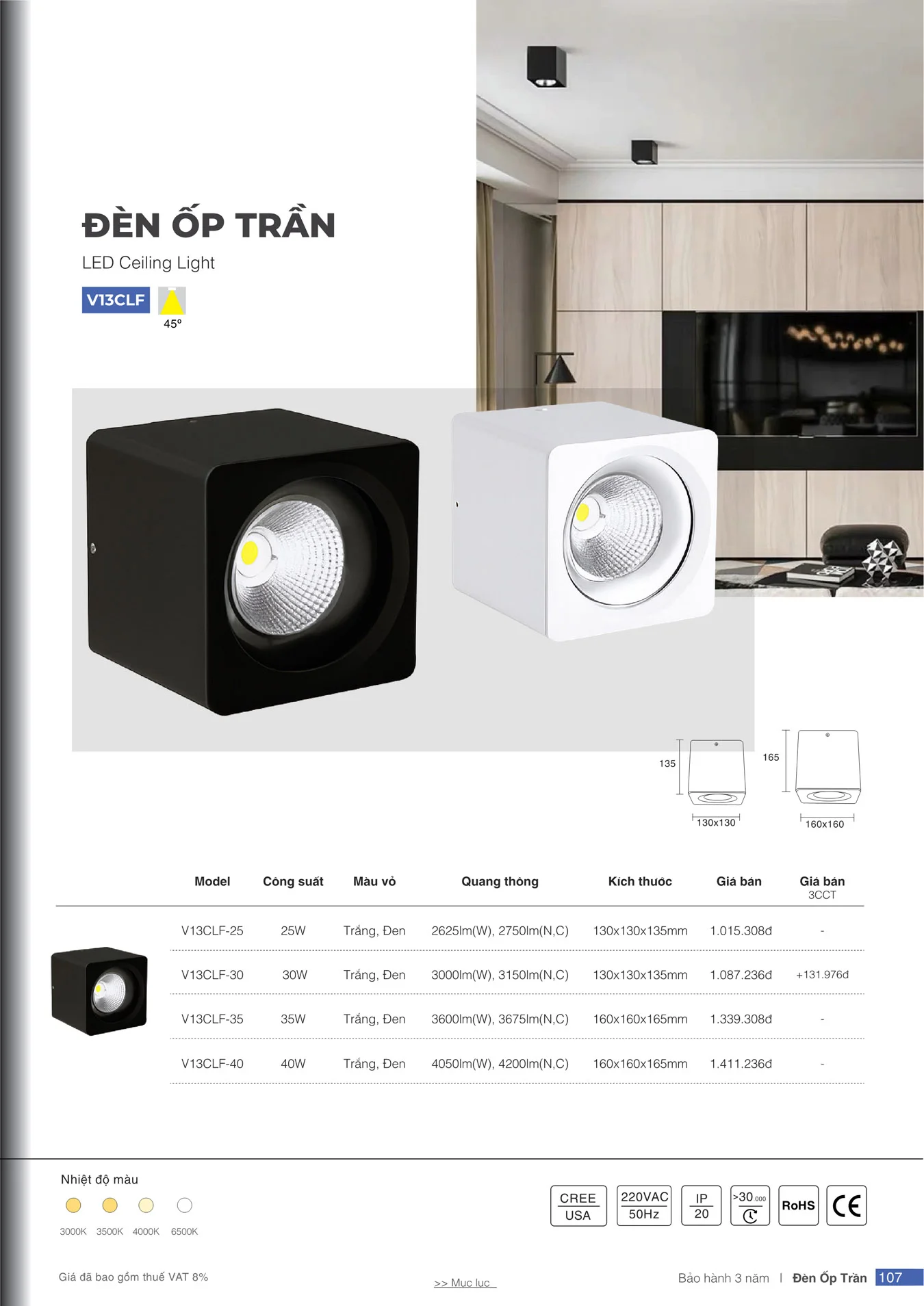 Bảng Giá Đèn VinaLED 2025 - Trang 107)