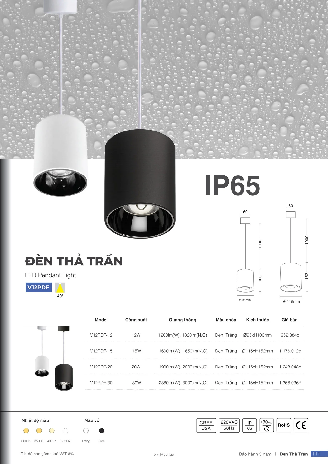 Bảng Giá Đèn VinaLED 2025 - Trang 111)