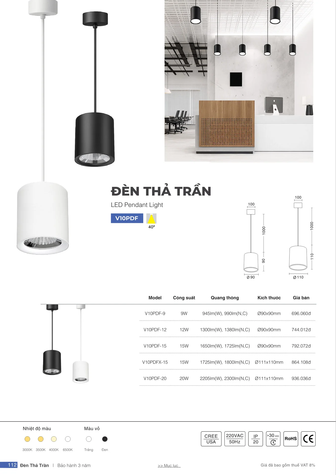 Bảng Giá Đèn VinaLED 2025 - Trang 112)