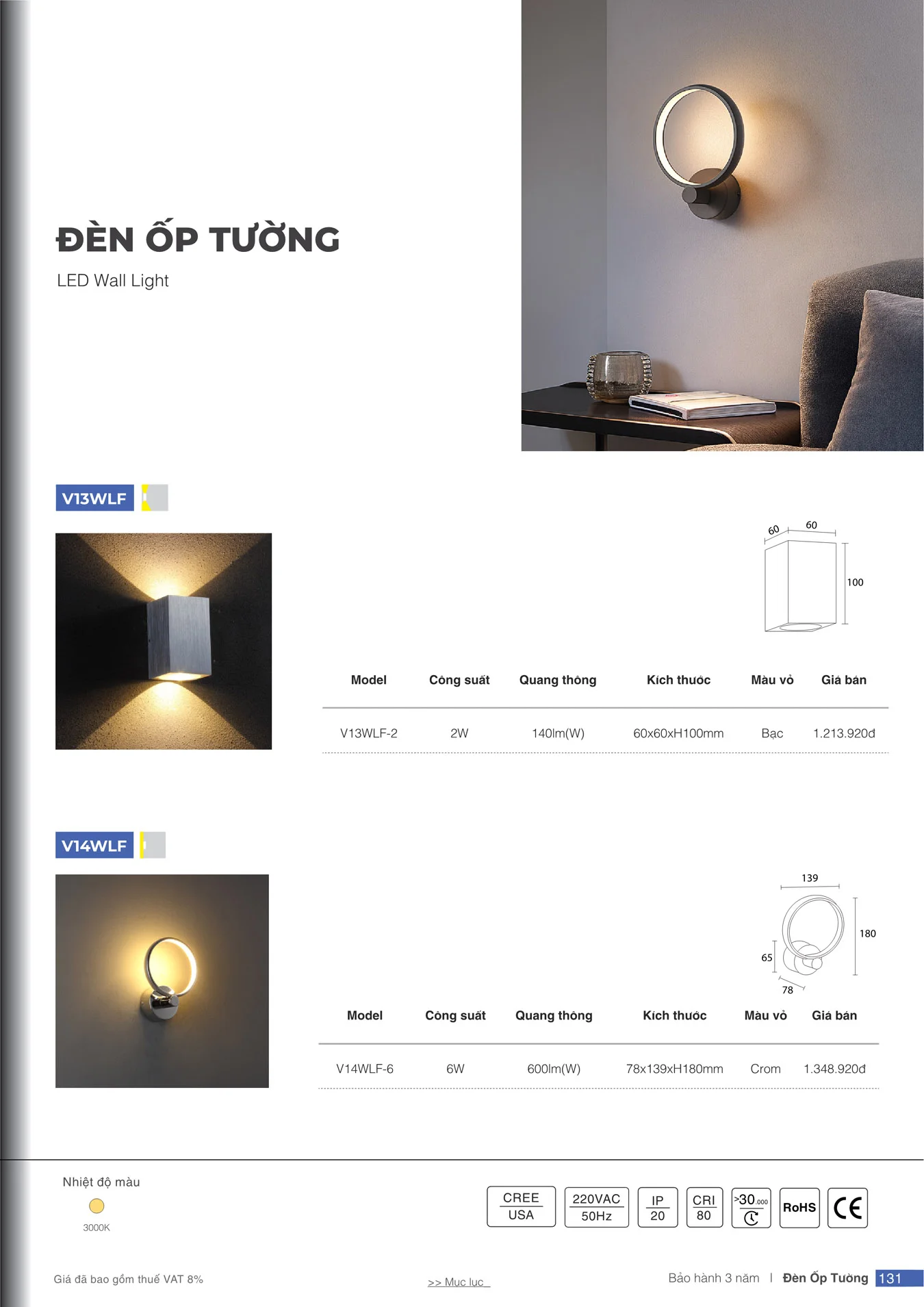 Bảng Giá Đèn VinaLED 2025 - Trang 131)
