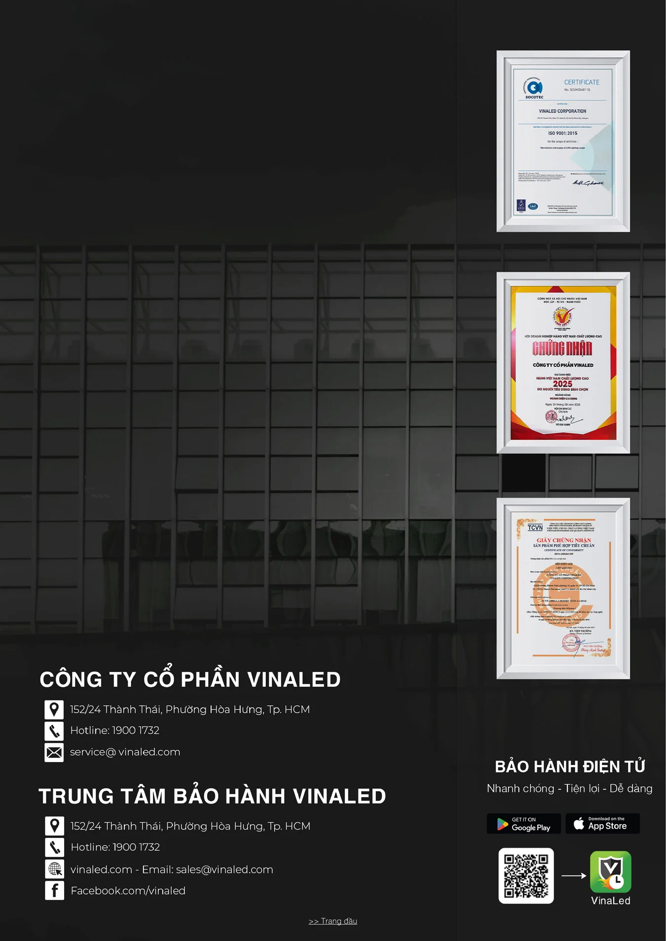 Bảng Giá Đèn VinaLED 2025 - Trang 216)