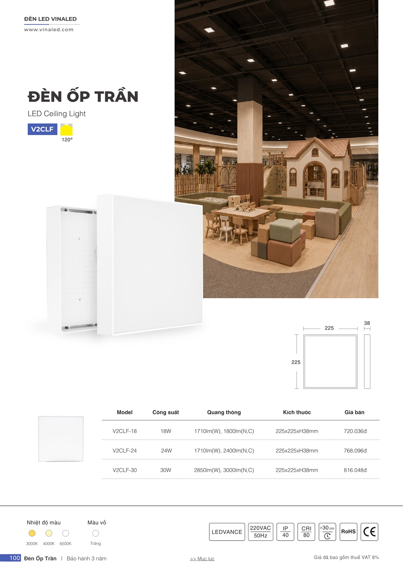 Bảng Giá Đèn VinaLED 2026 - Trang 99