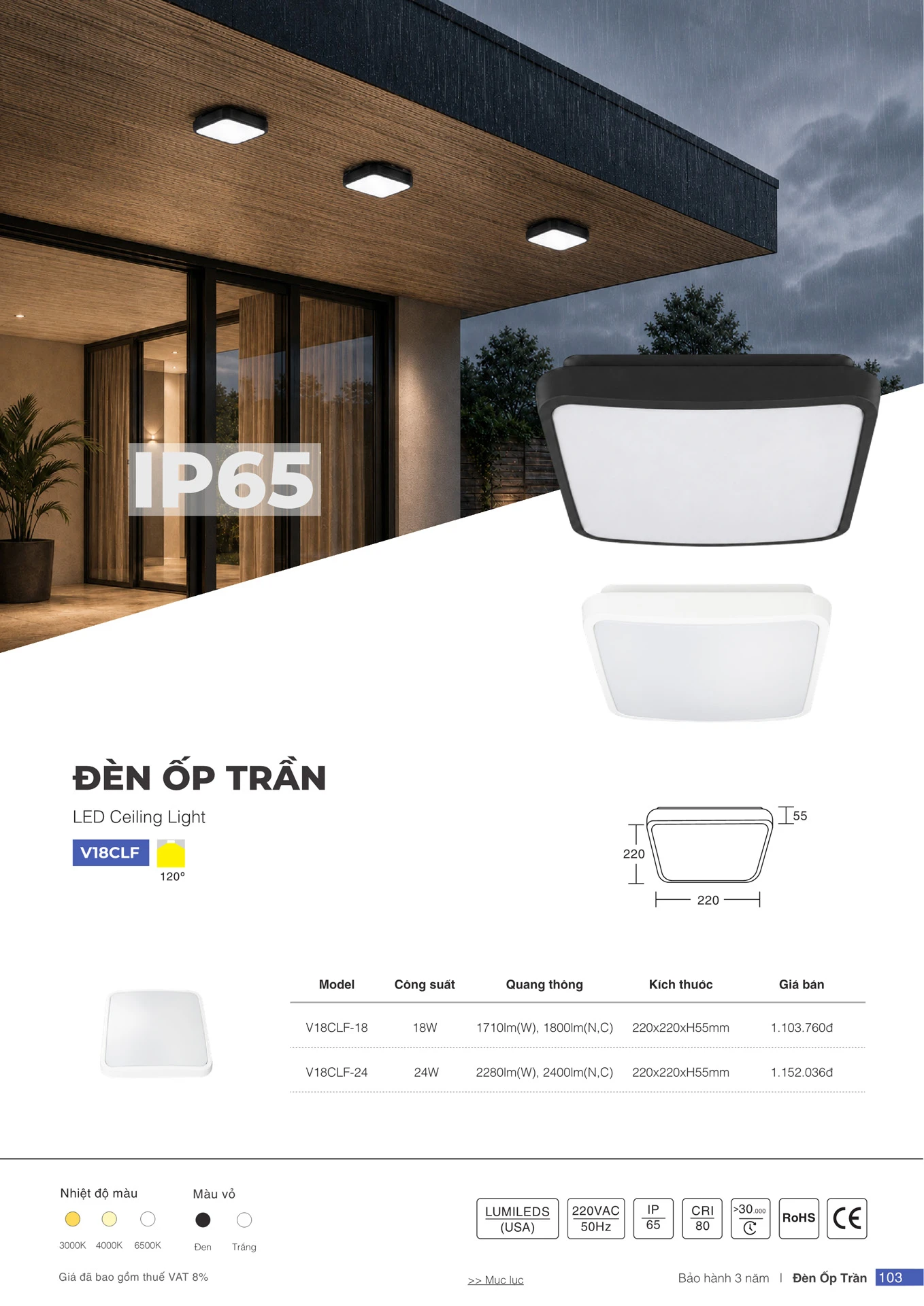 Bảng Giá Đèn VinaLED 2026 - Trang 102