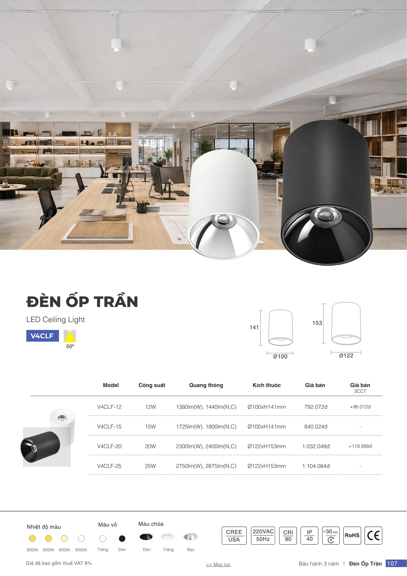 Bảng Giá Đèn VinaLED 2026 - Trang 106