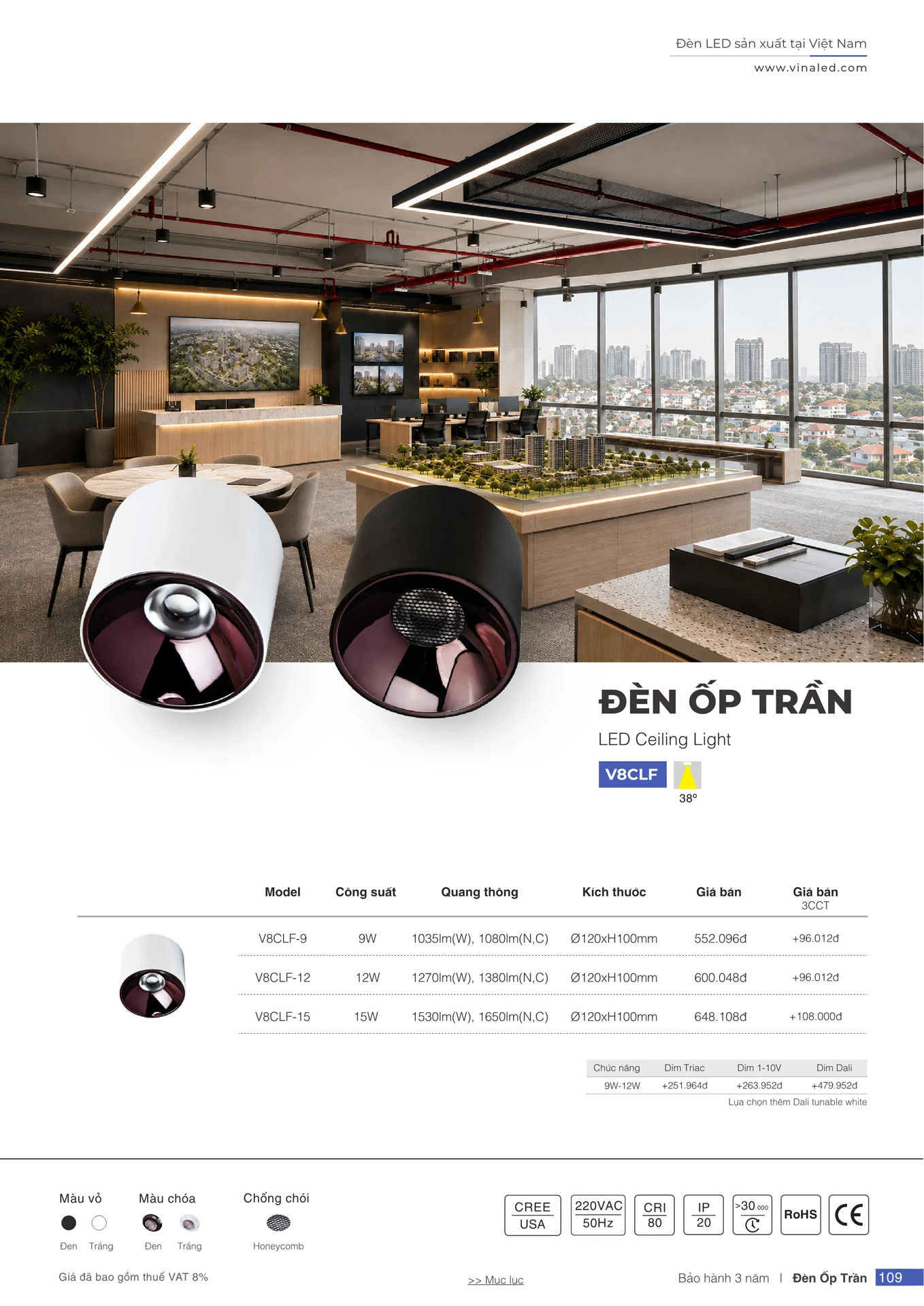 Bảng Giá Đèn VinaLED 2026 - Trang 108