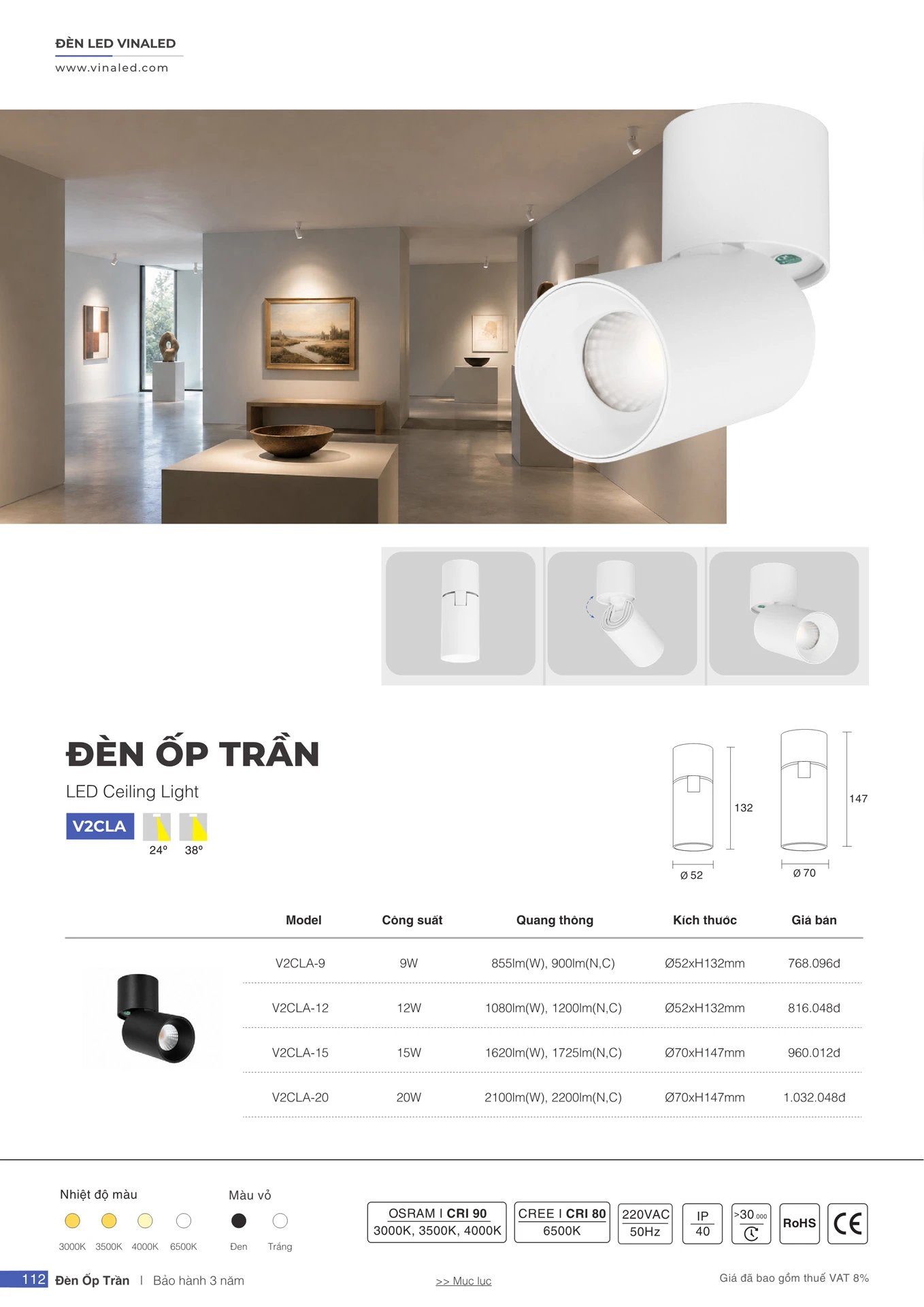 Bảng Giá Đèn VinaLED 2026 - Trang 111