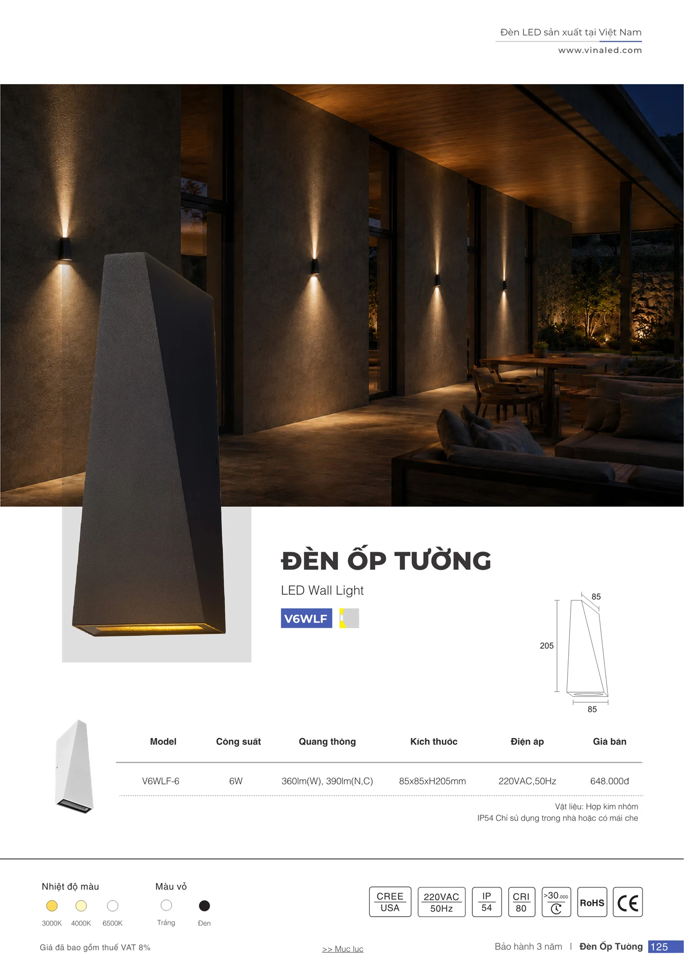 Bảng Giá Đèn VinaLED 2026 - Trang 124