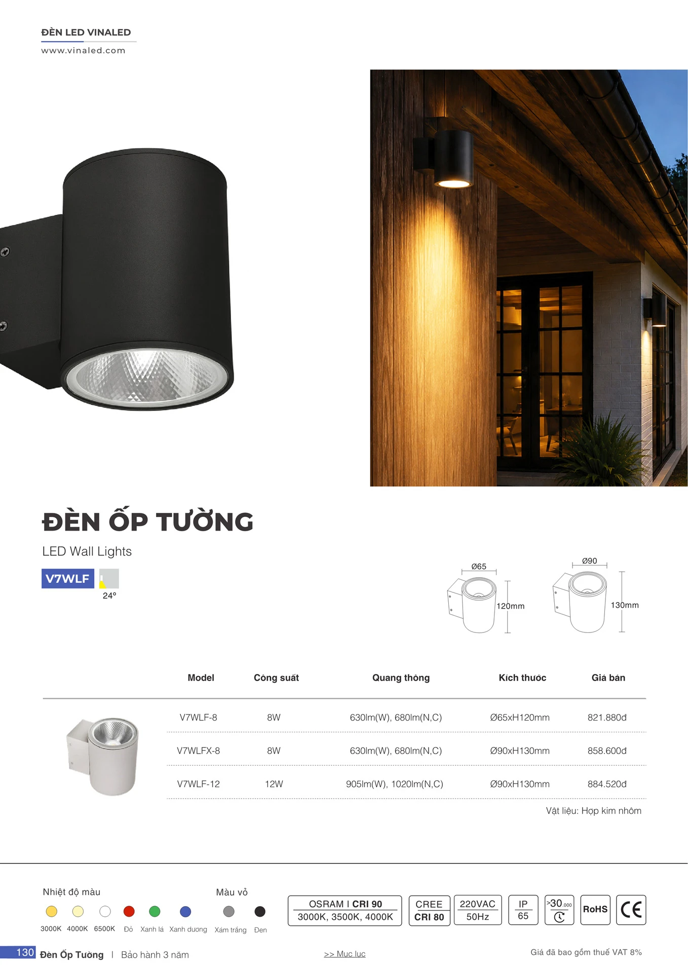 Bảng Giá Đèn VinaLED 2026 - Trang 129