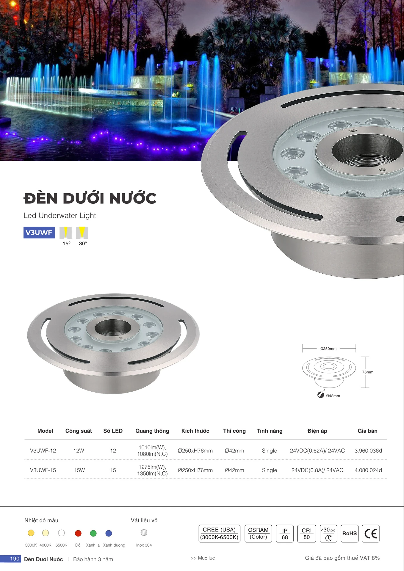 Bảng Giá Đèn VinaLED 2026 - Trang 189