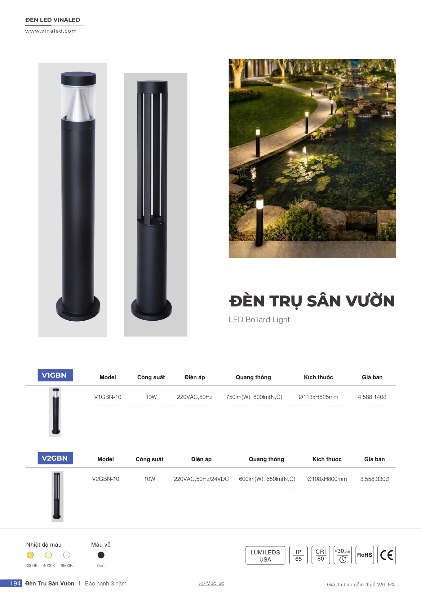 Bảng Giá Đèn VinaLED 2026 - Trang 193