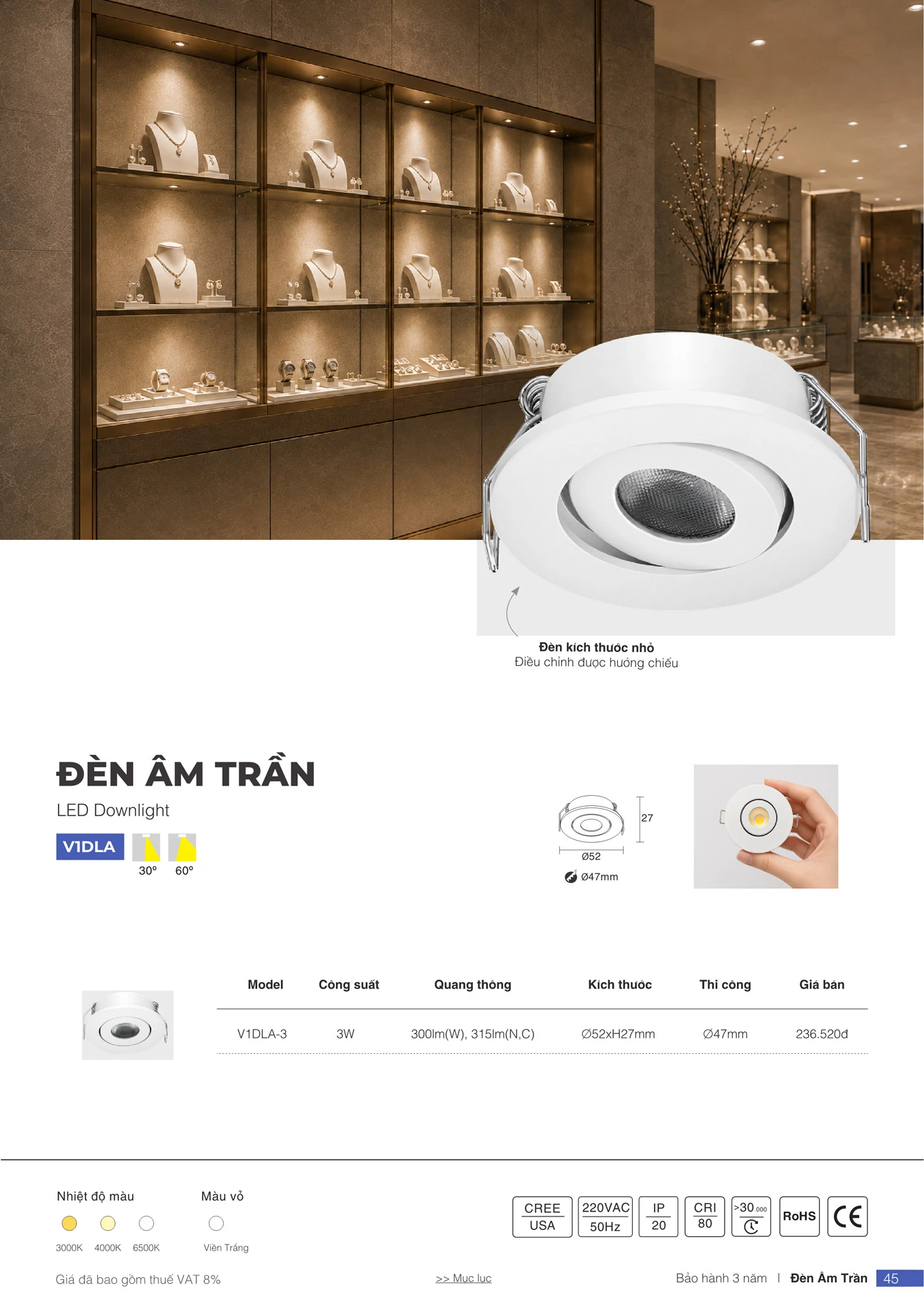 Bảng Giá Đèn VinaLED 2026 - Trang 44