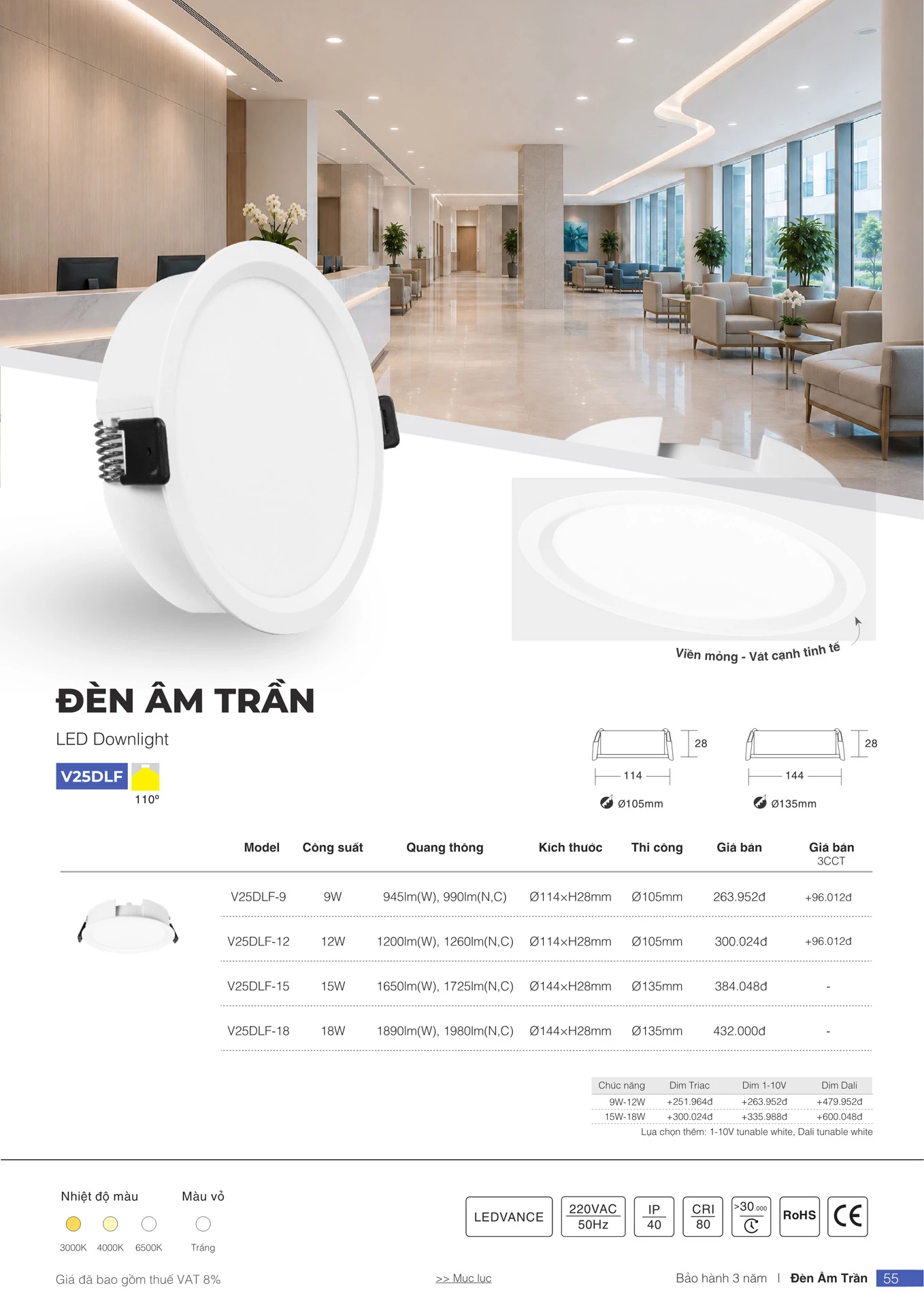 Bảng Giá Đèn VinaLED 2026 - Trang 54