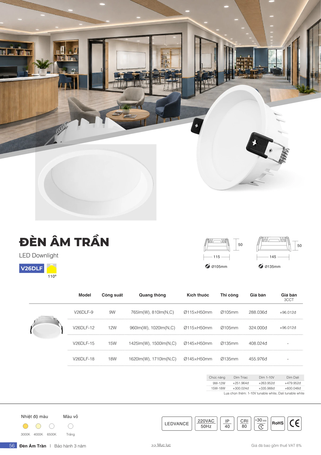 Bảng Giá Đèn VinaLED 2026 - Trang 55