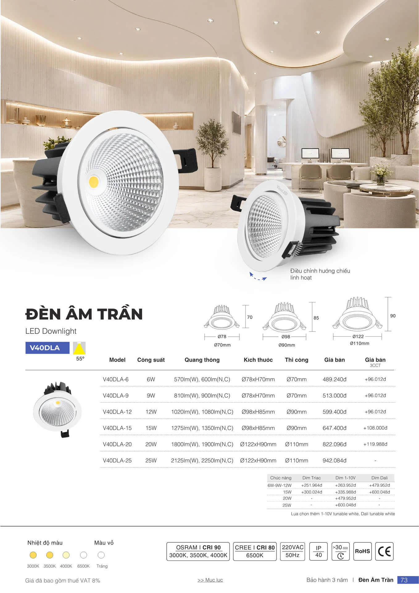 Bảng Giá Đèn VinaLED 2026 - Trang 72