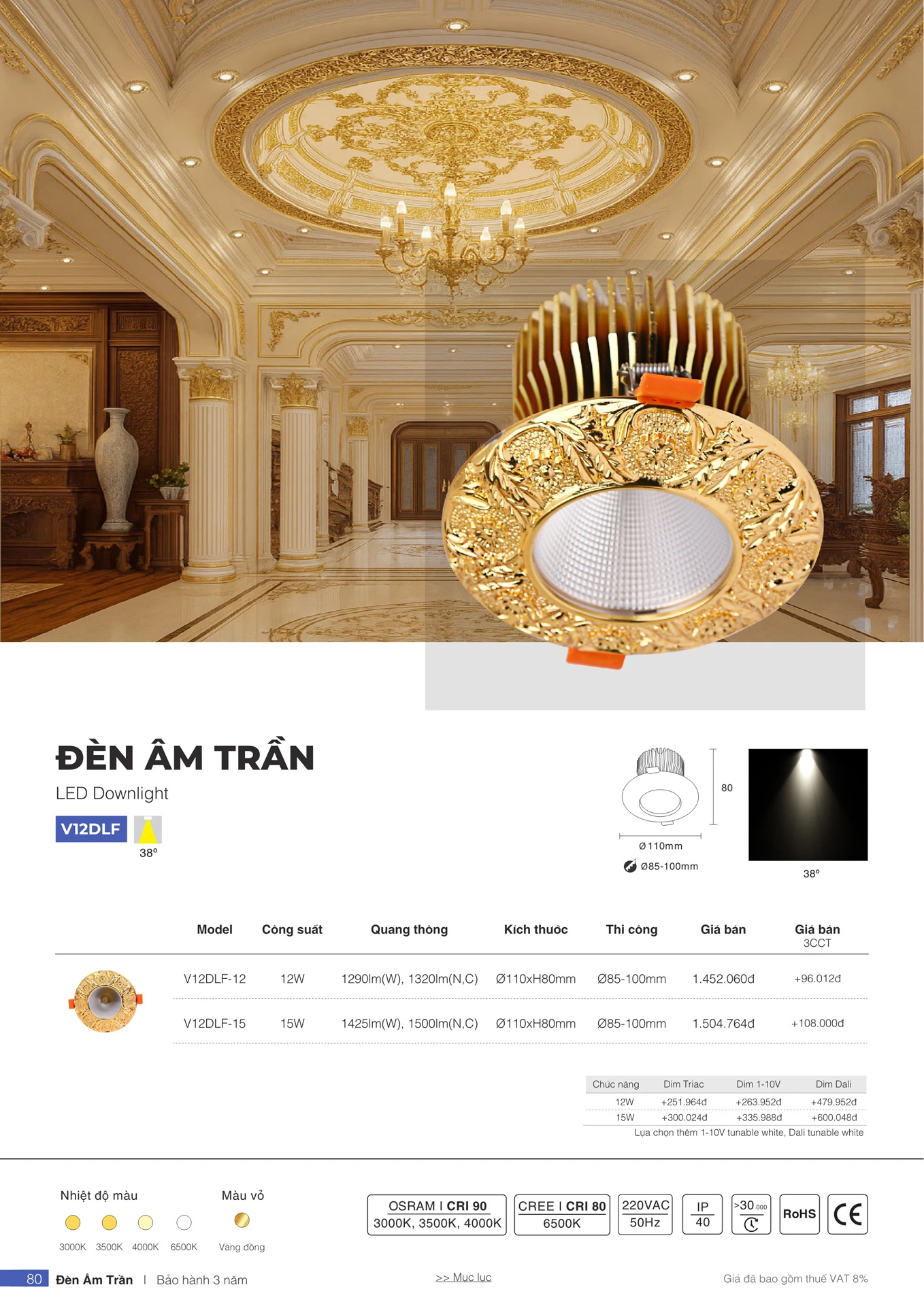 Bảng Giá Đèn VinaLED 2026 - Trang 79