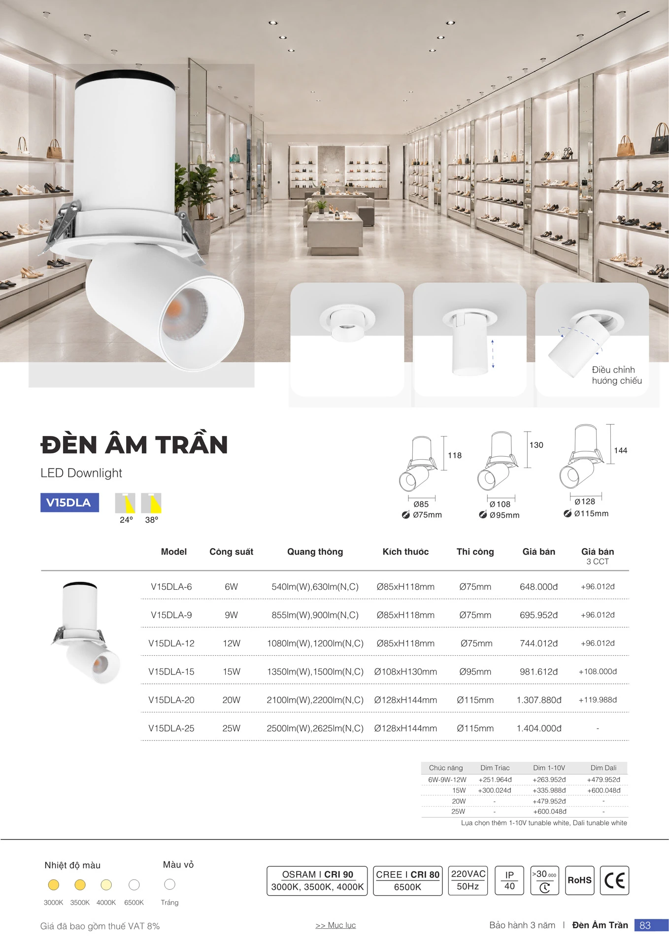 Bảng Giá Đèn VinaLED 2026 - Trang 82