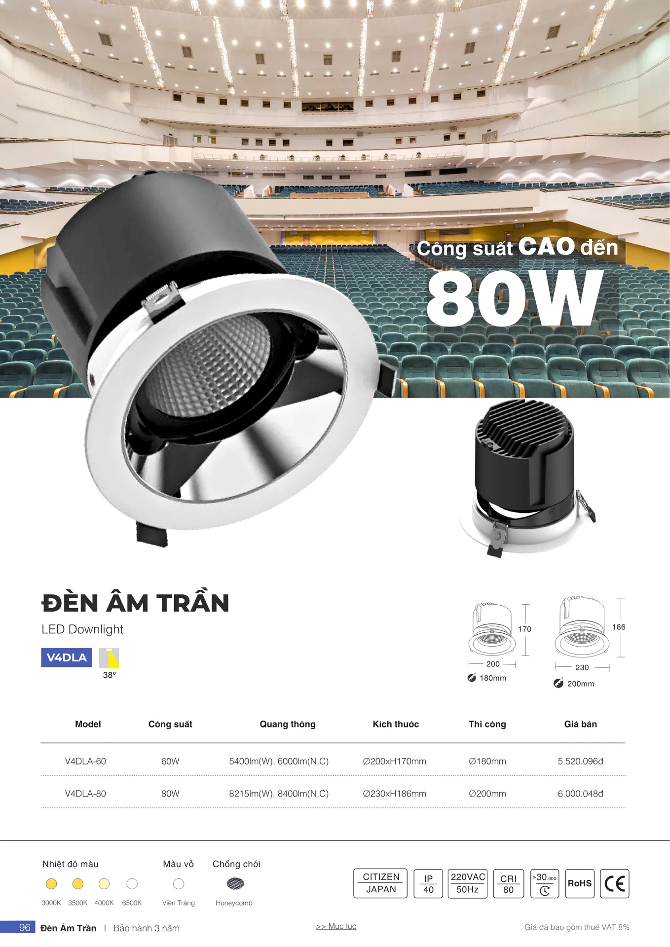 Bảng Giá Đèn VinaLED 2026 - Trang 95
