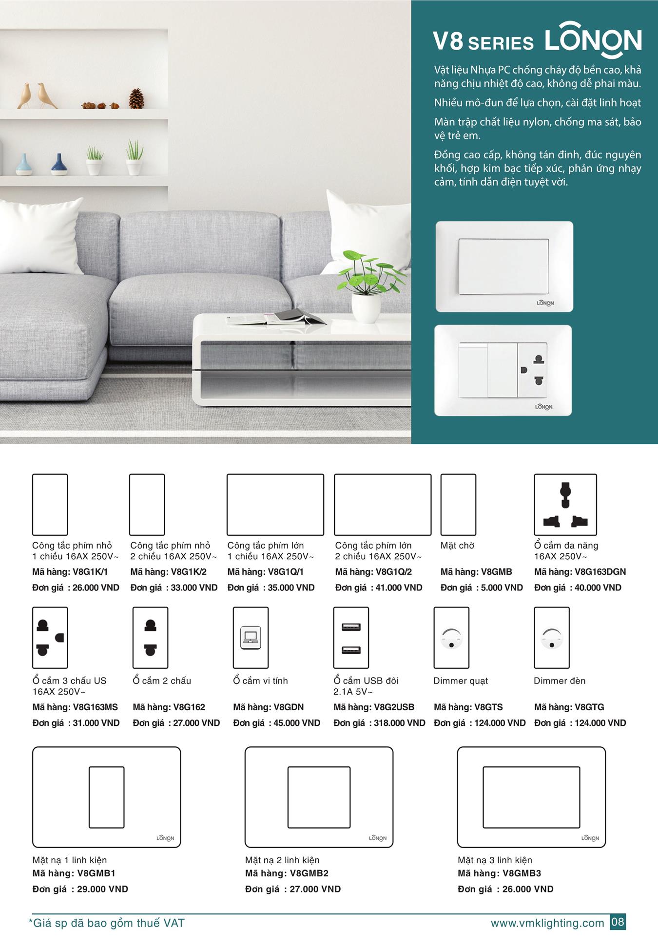 Catalogue bán lẻ Vạn Mỹ Khánh (VMK) 2023 - Trang 9)