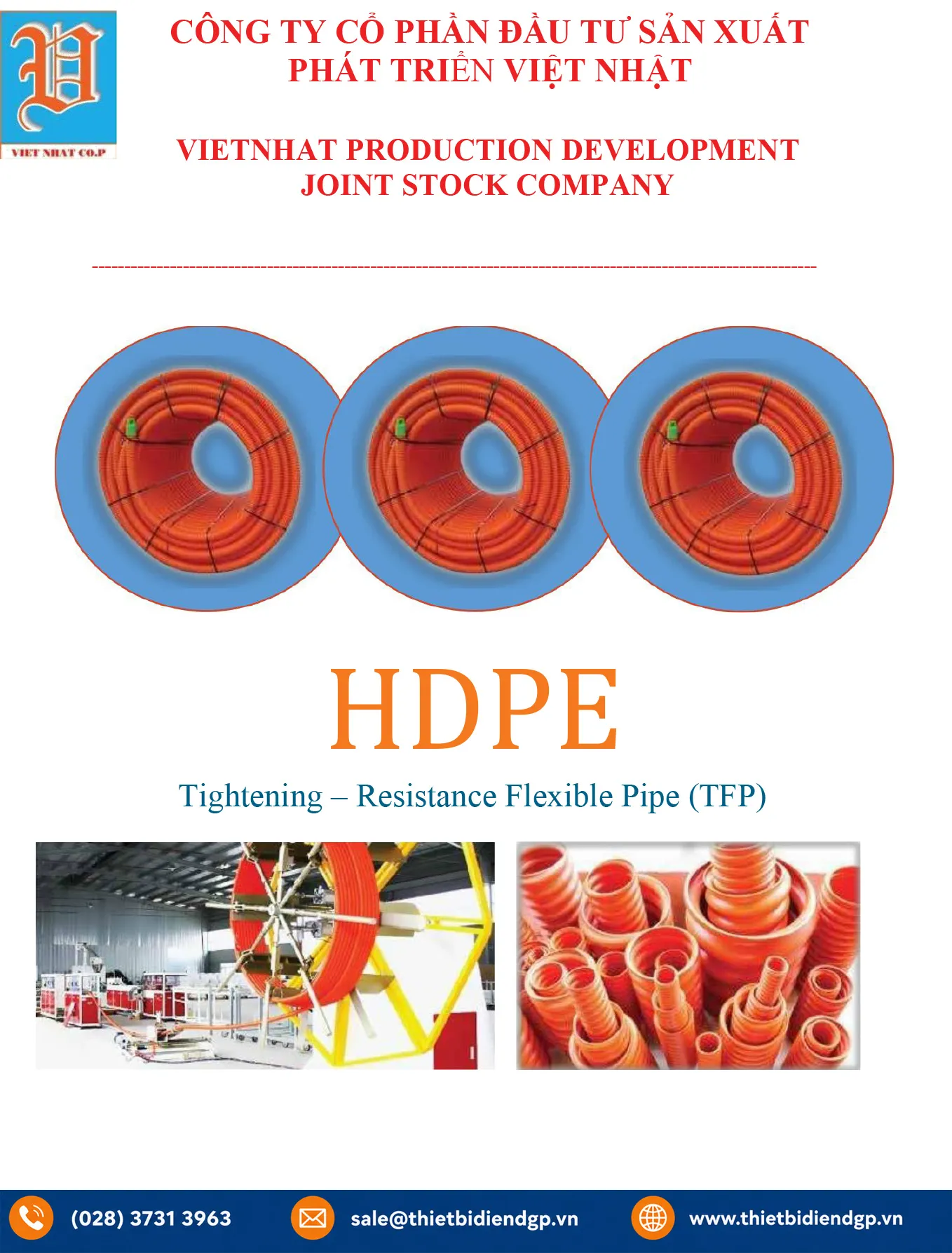 Bảng giá ống nhựa xoắn HDPE VIỆT NHẬT 2026