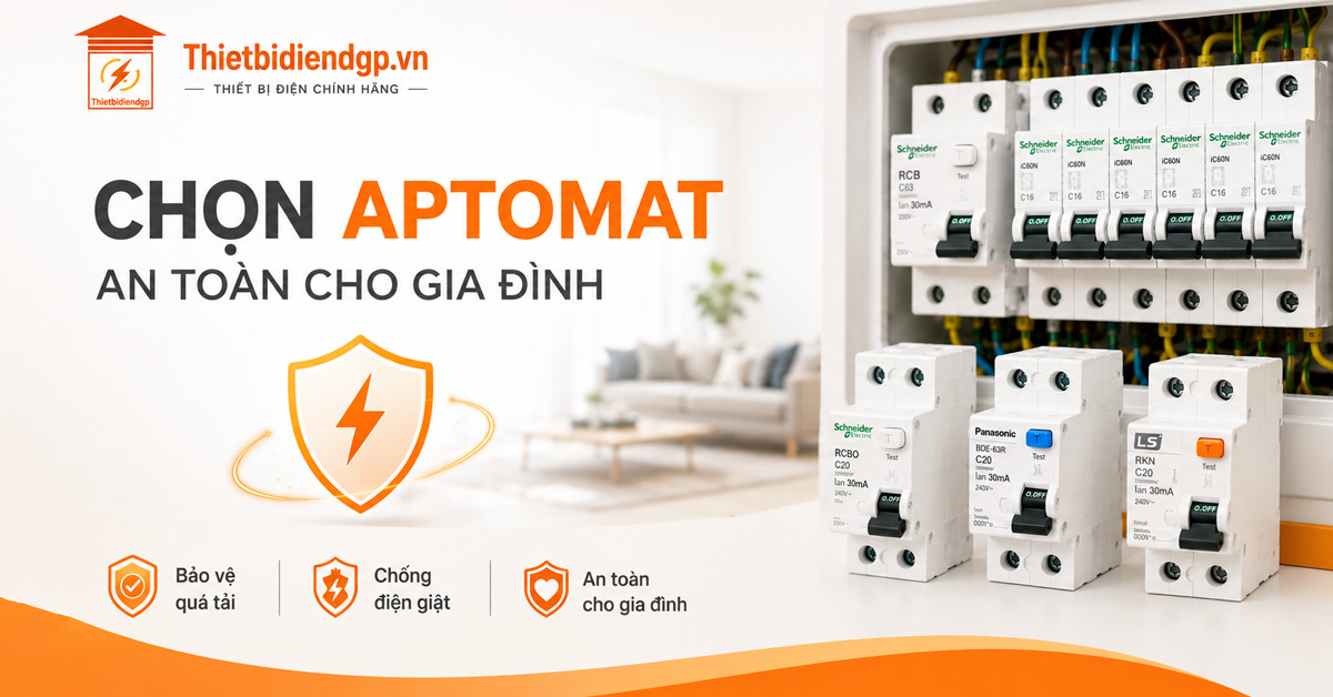 Cách chọn Aptomat cho gia đình