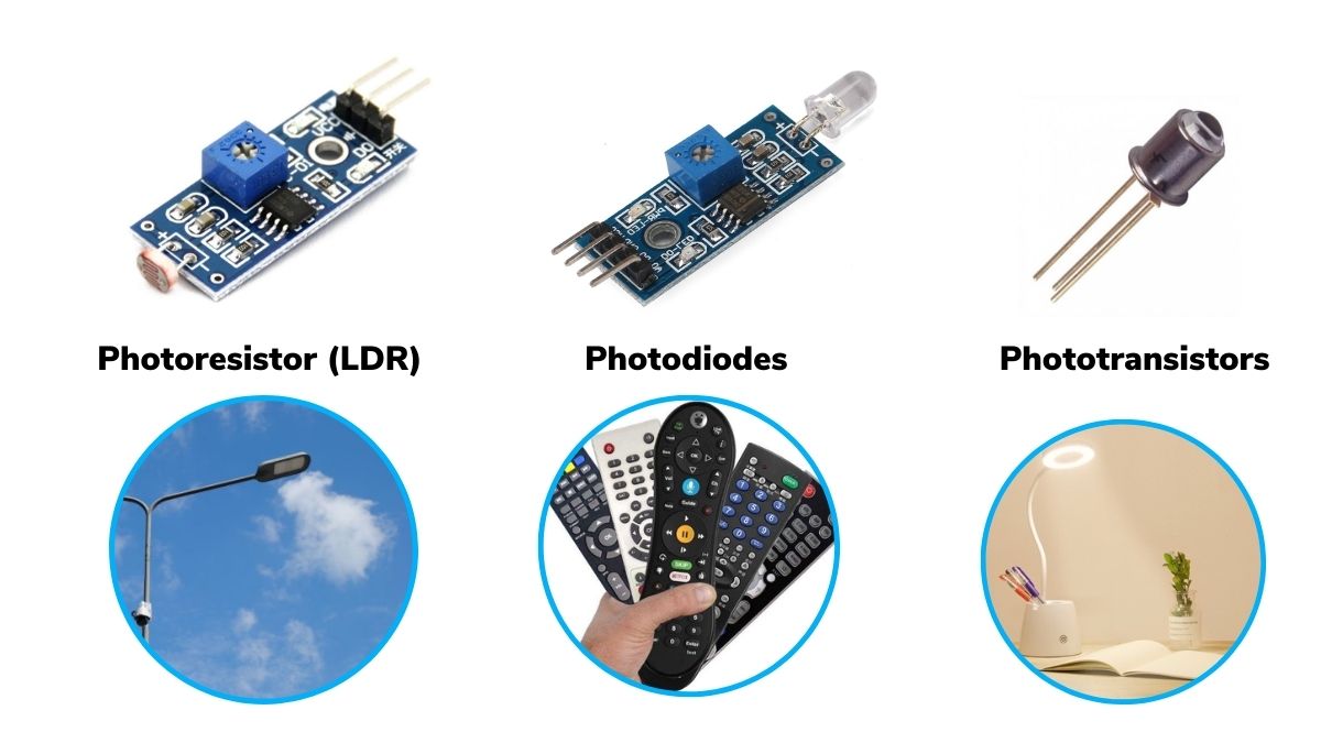 Các loại cảm biến ánh sáng phổ biến