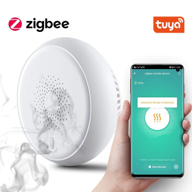 Cảm biến khói Tuya Zigbee
