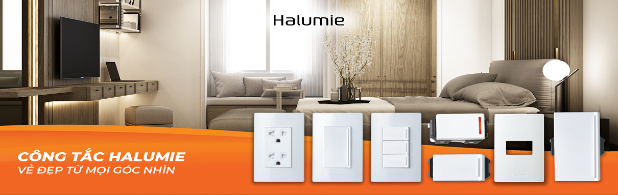 Một số công tắc Panasonic dòng Halumie